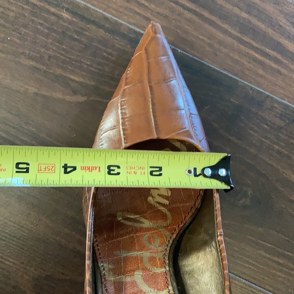 Beautiful Sam Edelman heels sz 9.5 brown leather - Picture 11 of 11